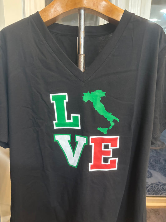 LOVE with boot t-shirt